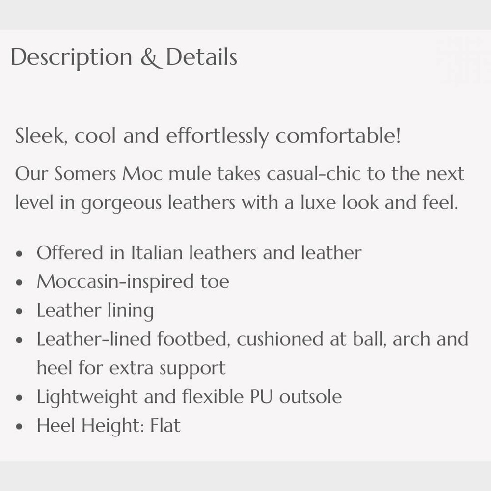 NIB Sofft Somers Moc 8.5M Light Gray Leather Sneaker Mules - Picture 10 of 11